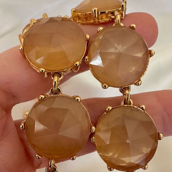 C Wonder yellow and gold tone link necklace - Picture 9 of 9